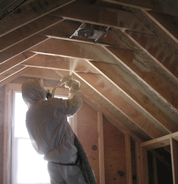  AK attic spray foam insulation